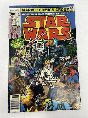 Buy Star Wars #2 30 Cent UPC Variant Marvel Comic Book 1977 VF • 67.19£