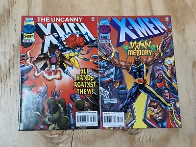 Buy X-Men #52 & Uncanny X-Men #333 1st Cameo & Full Appearance Of Bastion 1996  • 27.67£