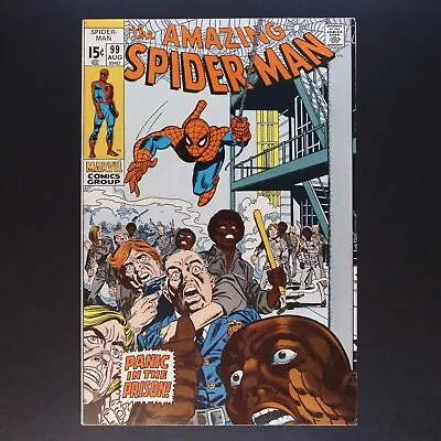 Buy Amazing Spider-Man #99 | Marvel 1971 | Johnny Carson & Ed McMahon | VF • 59.42£