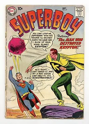 Buy Superboy #67 GD 2.0 1958 • 23.75£