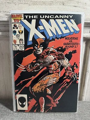 Buy Uncanny X Men #212 Marvel Comics 1st Wolverine Versus Sabretooth MCU Key • 19.79£