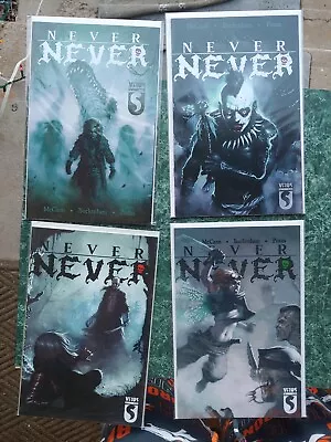Buy Never Never 1, 2, 3, 4 [LOT OF 4] NM+ (2021 Heavy Metal Comics) All 1st Prints! • 11.06£