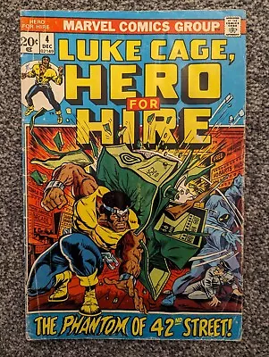 Buy Luke Cage Hero For Hire 4. Marvel 1972. Phantom Of 42nd Street. Combined Postage • 7.49£