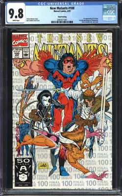 Buy New Mutants #100 Cgc 9.8 White Pages // 3rd Printing 1st Appearance X-force 1991 • 47.97£