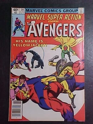 Buy Marvel Super Action #20! Reprints 1st Yellowjacket! 1980 Marvel Comics • 3.15£