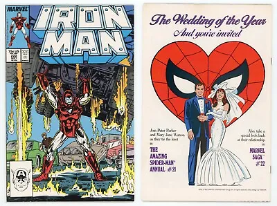 Buy Iron Man #222 (NM 9.4) 1st App Brie Daniels Tony Stark Enterprises 1987 Marvel • 3.75£