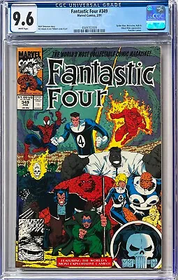Buy Fantastic Four #349 CGC 9.6 White. New Fantastic Four!! • 45£