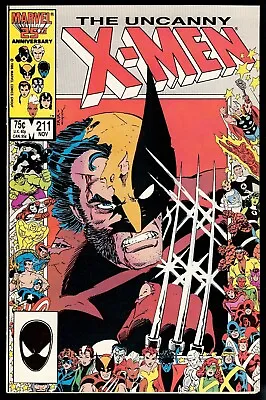 Buy Uncanny X-Men #211...First Full Marauders...Marvel 25th Anniversary And Cover • 11.79£
