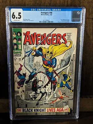 Buy Avengers #48 1968 Marvel Comics CGC 6.5 New Black Knight And Magneto Appearance • 139.35£