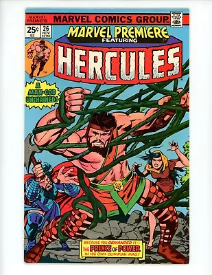 Buy Marvel Premiere #26 Comic Book 1975 VF- Jack Kirby Hercules • 4.72£