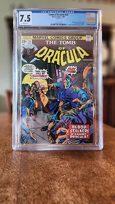 Buy Tomb Of Dracula #25 (1st Hannibal King) - CGC 7.5 Key Issue! • 114.99£