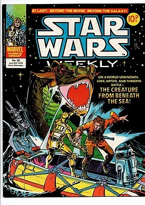 Buy Star Wars Weekly #22, Marvel UK, 1978, Sleeved & Boarded • 8.69£