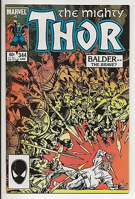 Buy Mighty Thor #344 NM- (Marvel 1984) Balder / 1st Appearance Malekith - W Simonson • 9.72£