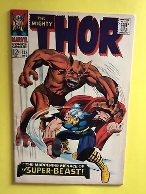 Buy Thor #135 2nd Appearance And Origin Of The High Evolutionary Nice Marvel 1966 • 31.60£