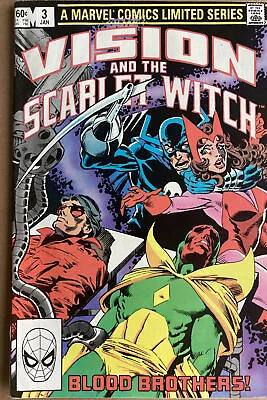 Buy Vision And The Scarlet Witch  #3 Jan 1983 Volume 1 Wandavision Blood Brothers • 14.99£