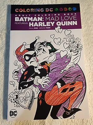 Buy New - Adult Coloring Book Batman Mad Love - Harley Quinn - Joker • 5.59£