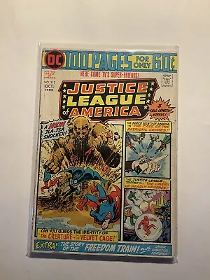 Buy Justice League Of America 113 Fine- Fn- 5.5 DC • 11.91£