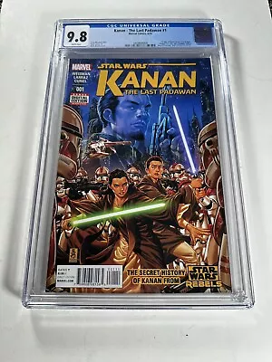 Buy Star Wars: Kanan The Last Padawan 1st App Of Sabine Wren! CGC 9.8 Marvel Comics • 103.56£