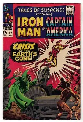Buy Marvel Comics  TALES OF SUSPENSE  #87 VFN-  7.5  Captain America • 34.99£