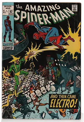 Buy AMAZING SPIDER-MAN #82 (1969) JOHN ROMITA SR. ART MARVEL Silver Age Comic • 49.99£