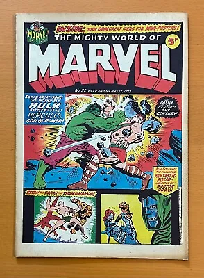 Buy Mighty World Of Marvel #32 RARE MARVEL UK 1973. Stan Lee. FN+ Bronze Age Comic • 19.95£