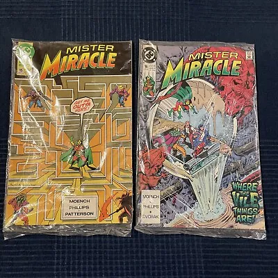 Buy Mister Miracle #15 & 16 (May / June 1990) DC Comics - Excellent & Sealed • 3.98£