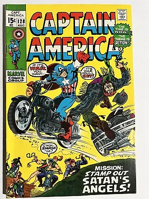 Buy Captain America #128 1970 Bronze Age Marvel Comics • 14.40£