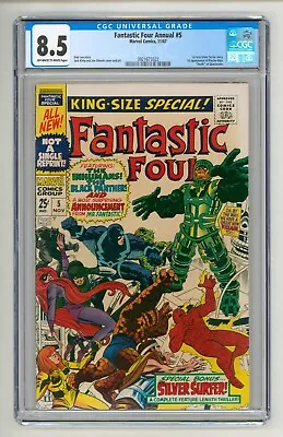 Buy Fantastic Four Annual #5 CGC 8.5  VFN+ First Psycho-Man • 279£
