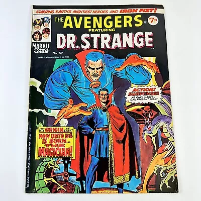 Buy Marvel The Avengers Featuring Dr Strange #57 1974 Origin 7p • 19.95£