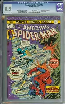 Buy Amazing Spider-man #143 Cgc 8.5 Cr/ow Pages // 1st Appearance Cyclone 1975 • 96.51£