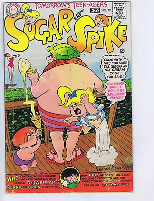 Buy Sugar And Spike #79 DC 1968 In '' The Mystery Of The Swiped Sea-Turtle ! '' • 15.81£
