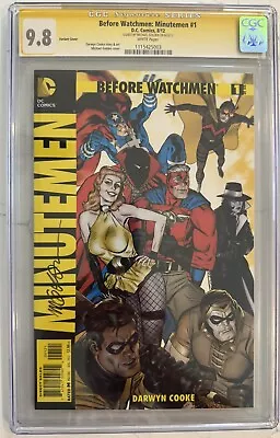 Buy Before Watchmen Minutemen 1 CGC 9.8 (DC 12) VARIANT 1:25 Michael Golden C & SS • 139.86£