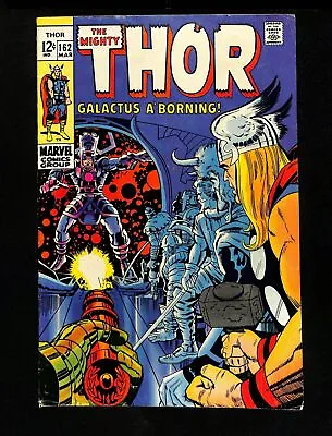 Buy Thor #162 FN+ 6.5 Galactus! Jack Kirby Art! Marvel 1969 • 33.58£