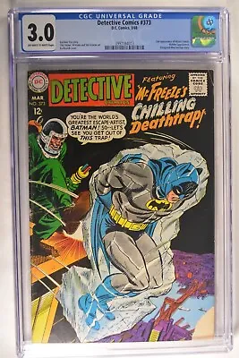 Buy Detective Comics #373 CGC 3.0 2nd App. Mr. Freeze, Riddler, Elongated Man 3/1968 • 177.47£