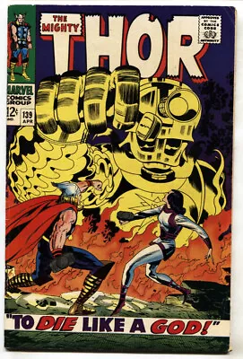 Buy THOR #139--comic Book--Marvel--Jack Kirby--1967--FN+ • 44.60£