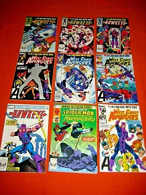 Buy West Coast Avengers 1-4 2 3 Vol 1 Hawkeye 1 2 3 4 Marvel Team-up 95 Mockingbird • 150£