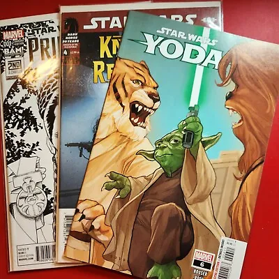 Buy Star Wars Yoda #6 2023, Knights Of The Old Republic 4 2006, Princess Leia 1 2015 • 19.92£