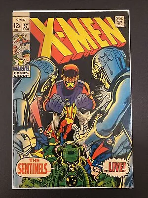 Buy Vintage X-Men #57 Marvel Comics 1st Appearance Of Larry Trask 1969 Comic Book • 40.03£