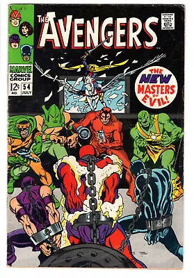 Buy Avengers #54 (1968) - Grade 5.0 - 1st Cameo Appearance Of Ultron - Silver Age! • 55.34£
