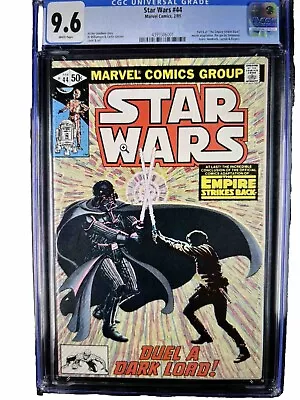 Buy Star Wars #44 CGC 9.6  WP 1981 Empire Strikes Back Darth Vader Vs Luke • 91.90£