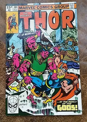 Buy Thor #301 Marvel. (1980), 1st Appearance Of Ta Lo! VG • 3£