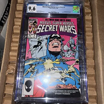 Buy Marvel Super Heroes Secret Wars #7 CGC 9.6 1984 1st Spider-Woman II • 63.92£