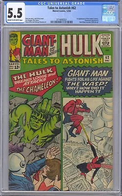Buy Tales To Astonish #62 (12/64) CGC 5.5 1st Appearance Of The Leader • 258.91£