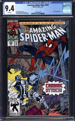Buy Amazing Spider-man #359 Cgc 9.4 White Pages // Marvel Comics 1992 • 40.21£
