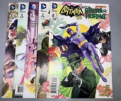Buy DC Comics/Dynamite BATMAN 66 MEETS THE GREEN HORNET #1 -4 First Issue 2014 RARE • 12£