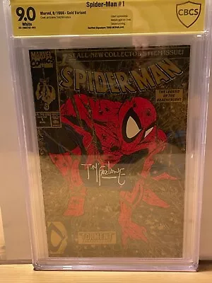 Buy Spider-man #1 - Torment - Marvel Comics - 1990 - Signed Todd Mcfarlane -cbcs 9.0 • 200£