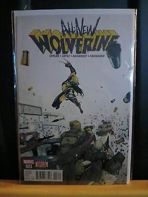 Buy ALL-NEW WOLVERINE #3 (2016) 9.0 VF/NM  /2ND Honey Badger Appearance! • 19.77£
