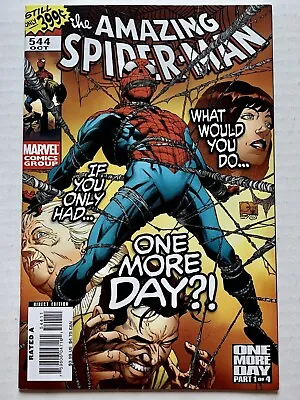 Buy Amazing Spider-Man #544 (2007) One More Day -Quesada Art (NM/9.4) KEY -VINTAGE • 31.61£