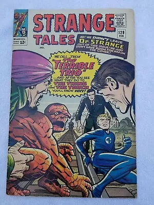 Buy STRANGE TALES #129 (1965) Marvel Comics Ditko Doctor Strange Human Torch  • 219.87£