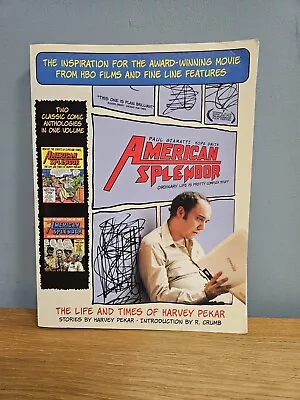 Buy American Splendor The Life And Times Of Harvey Pekar Graphic Novel Autobiography • 13.99£